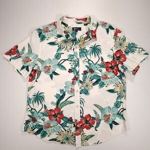 Reyn Spooner Hawaiian Shirt Men's Tailored Fit Cotton Great Condition!
